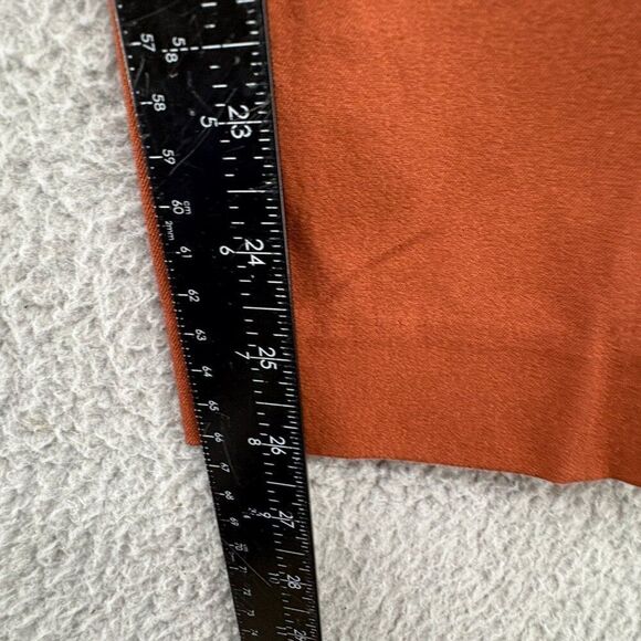 Spanx Womens On The Go Ankle Slim Straight Pants Bronze Glow Size Medium - Picture 9 of 15